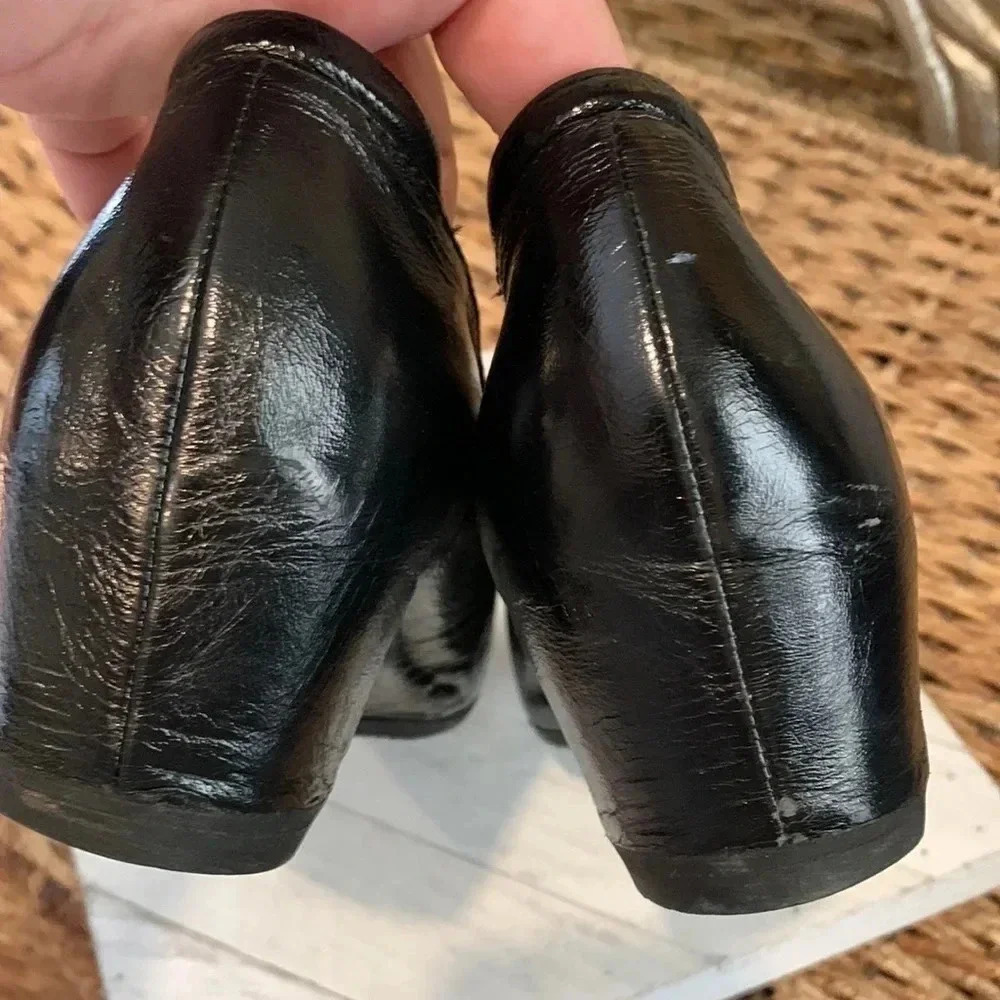 Josef Seidel  Leather Wedge Sz 40 - Picture 4 of 8